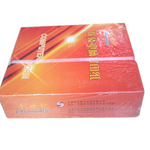 橙创世纪 电脑打印纸1000页 241-5层 整张 彩色压线（撕边）色序：白、粉、黄、蓝、绿