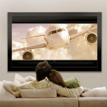 美视进口投影幕布200寸16:9溢彩透声画框(套)