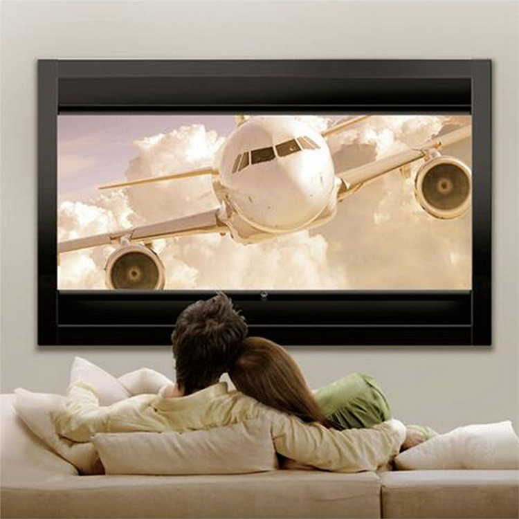 美视进口投影幕布200寸16:9溢彩透声画框(套)