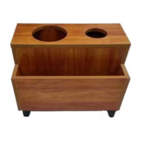 多喜玛实木茶水柜 