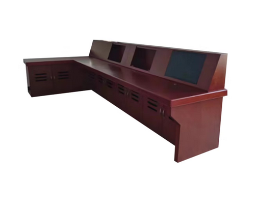 多喜玛 收银台柜台公司前台接待台桌转角接待台D制尺吋 每米 