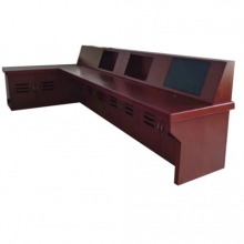 多喜玛 收银台柜台公司前台接待台桌转角接待台D制尺吋 每米 