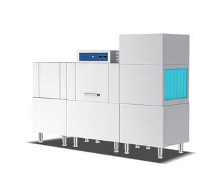 英宝纯（EBC）商用洗碗机 通道式自动化大型酒店食堂刷碗机 双缸单喷淋带烘干FT3355-D 415