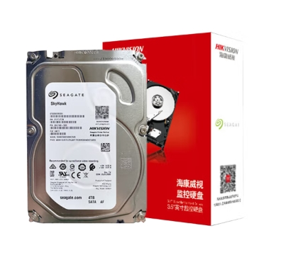 海康威视 希捷4TB硬盘垂直监控CMR台式机服务器录像机安防ST4000VX015SATA接口3.5