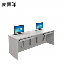 良青洋 办公桌自动升降双人位21.5英寸显示器1800*700*760mm颜色可选