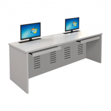 多喜玛 升降学习桌 22英寸以内可用多媒体升降器学习桌 （含显示器）