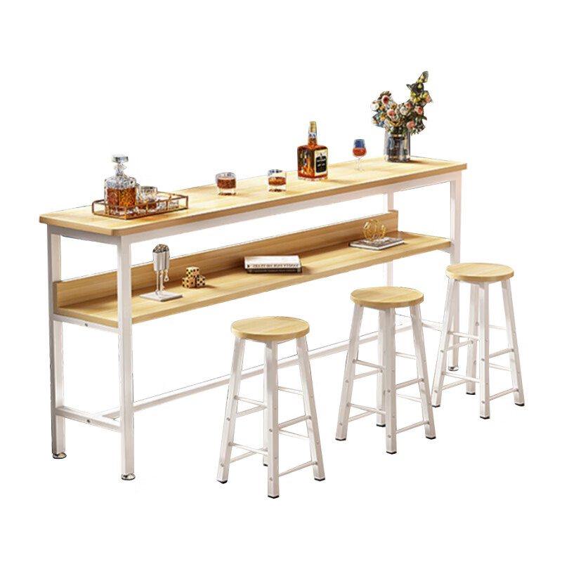 多喜玛 靠墙吧台桌夹缝桌子长120*宽40*高100