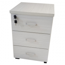 多喜玛 三层桌下柜矮柜储物柜办公室桌面收纳盒工位桌下文件抽屉收纳柜