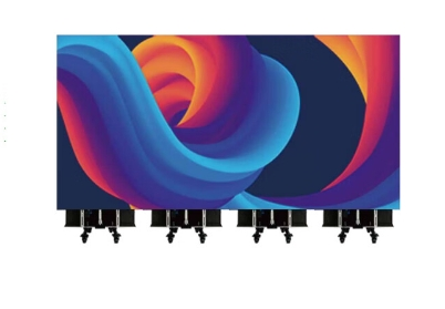 维世 可折叠移动拼接折叠屏EP175-3.9LED折叠显示屏亮度850配航空箱 1*1.75m