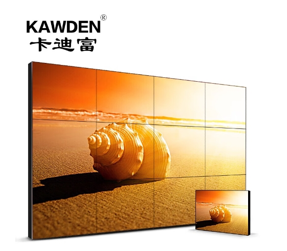 卡迪富55英寸1.7mm液晶拼接屏无缝会议室大屏幕led监控高清显示屏KD-S55017SL