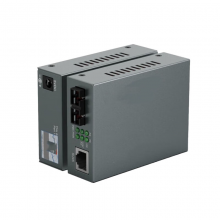 戎誓 百兆多模双纤 光纤收发器 光电转换器 商业级 一对价