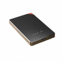 移动固态硬盘 USB3.1高速PSSD移动硬盘小巧便携读取400MB/S US100黑色 4T 