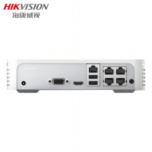 网络高清硬盘录像机监控主机4路NVR安防监控APP手机远程7104N-F1/4P（含安装及调试）