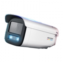 HIKVISION海康威视筒型监控摄像头 400万臻全彩智能侦测高清拾音 POE供电防尘防水