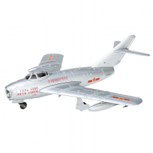 良青1:48歼-5喷气战机模型中国版仿真合金模型精品礼品收藏摆件