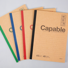 晨光(M&G)文具A5/40张无线装订软抄本记事本工作笔记本子文具APYJQ550 10本装