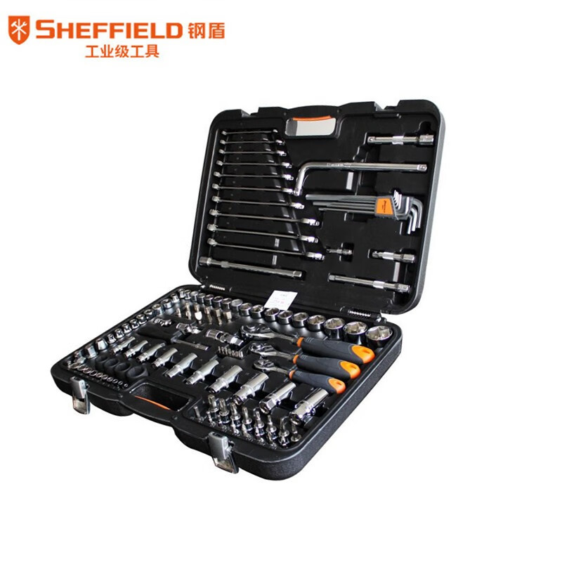 钢盾 S010001 综合性组套120件套筒扳手综合机修汽修组套