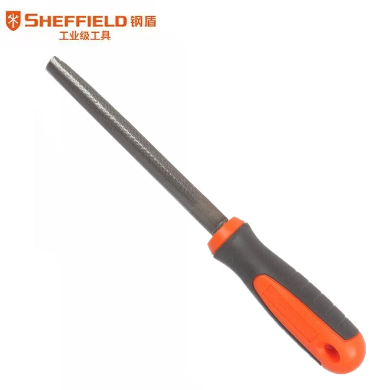 钢盾(SHEFFIELD) S099203粗齿半圆锉10英寸 半圆锉刀打磨工具