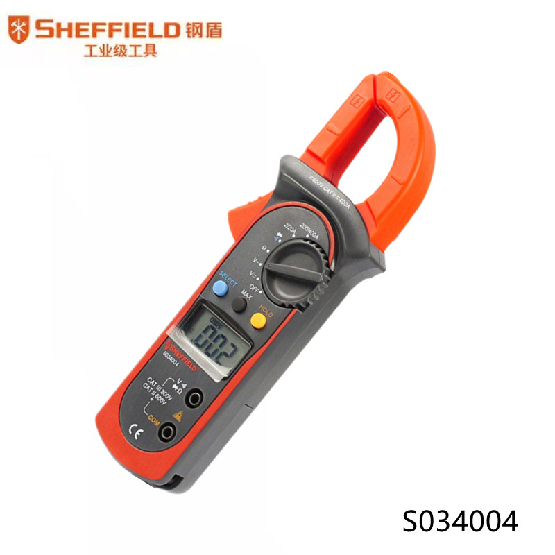 钢盾 SHEFFIELD S034004 高精度全自动电工万能表数显式万用表