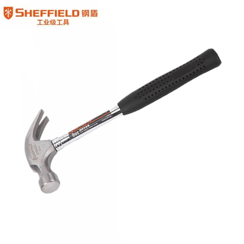 钢盾 SHEFFIELD S088008 钢柄羊角锤8oz 铁锤子木工铁榔头起钉拨钉锤敲击锤