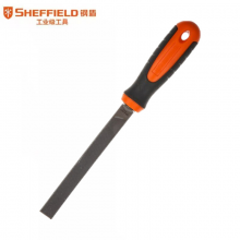 钢盾SHEFFIELD S099110细齿平锉8寸平板锉整形平锉刀平头钳工锉金属打磨平锉刀