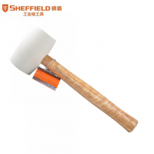 钢盾 SHEFFIELD S088824木柄胶锤24oz 胶锤橡胶锤 橡皮锤 瓷砖安装锤 防震榔头