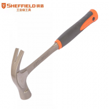 钢盾(SHEFFIELD) S088002防震防滑橡胶手柄羊角锤20oz 木工锤拔钉起钉锤