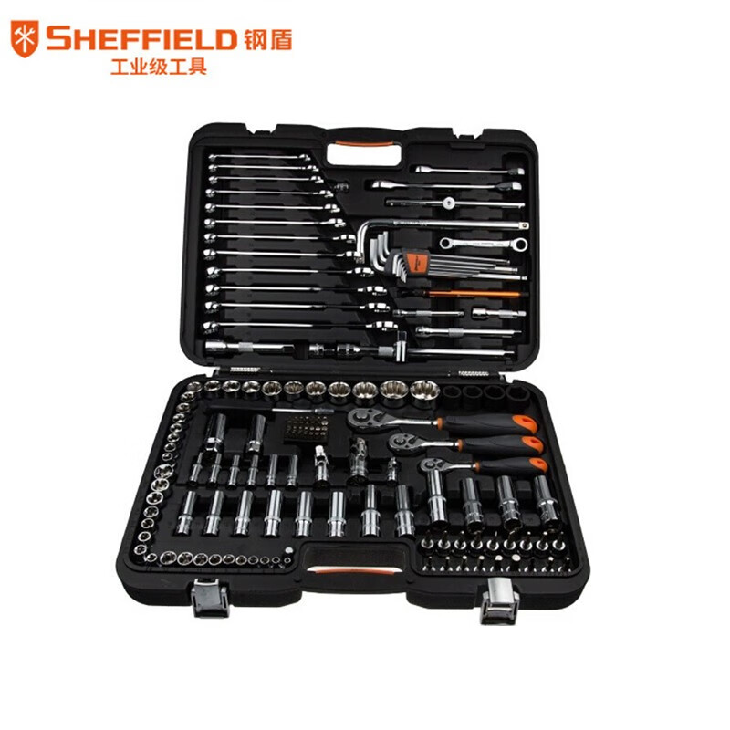 钢盾（SHEFFIELD）010002 150件套综合工具组套 汽修套筒套装汽修工具组套汽车五金工具