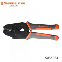 钢盾SHEFFIELD S035024裸端子压接钳1.5-10m㎡插簧压线钳压线钳端子钳