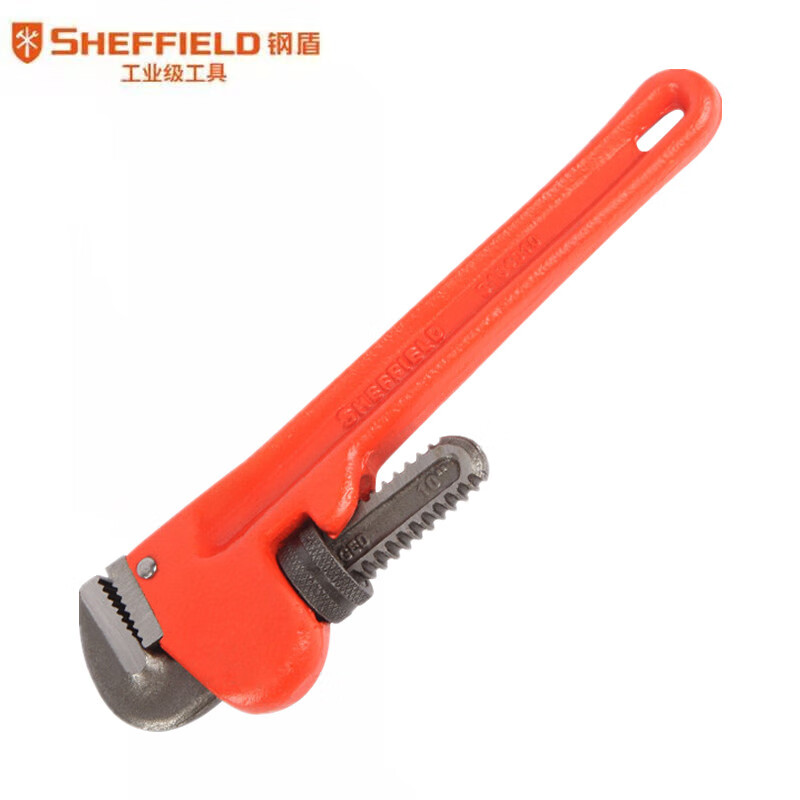钢盾(SHEFFIELD) S104014 14大号重型水管钳水暖维修工具管钳子手动五金工具