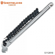 钢盾SHEFFIELD S112010链条扳手12寸 链条钳水管套筒钳 机油格扳手滤清器扳