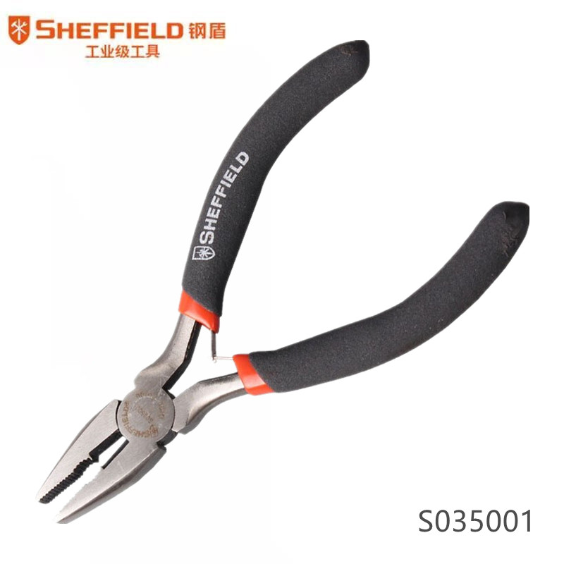 钢盾 SHEFFIELD S035001 迷你钢丝钳4.5老虎钳五金工具多功能钳子