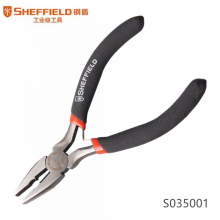 钢盾 SHEFFIELD S035001 迷你钢丝钳4.5老虎钳五金工具多功能钳子
