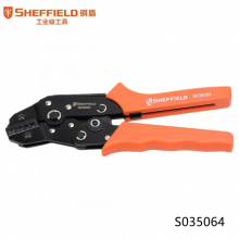 钢盾 SHEFFIELD S035064强力欧式端子压接钳0.25～6mm