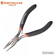 钢盾 SHEFFIELD S035002 4.5英寸 多功能迷你钳 双塑柄多功能尖嘴钳