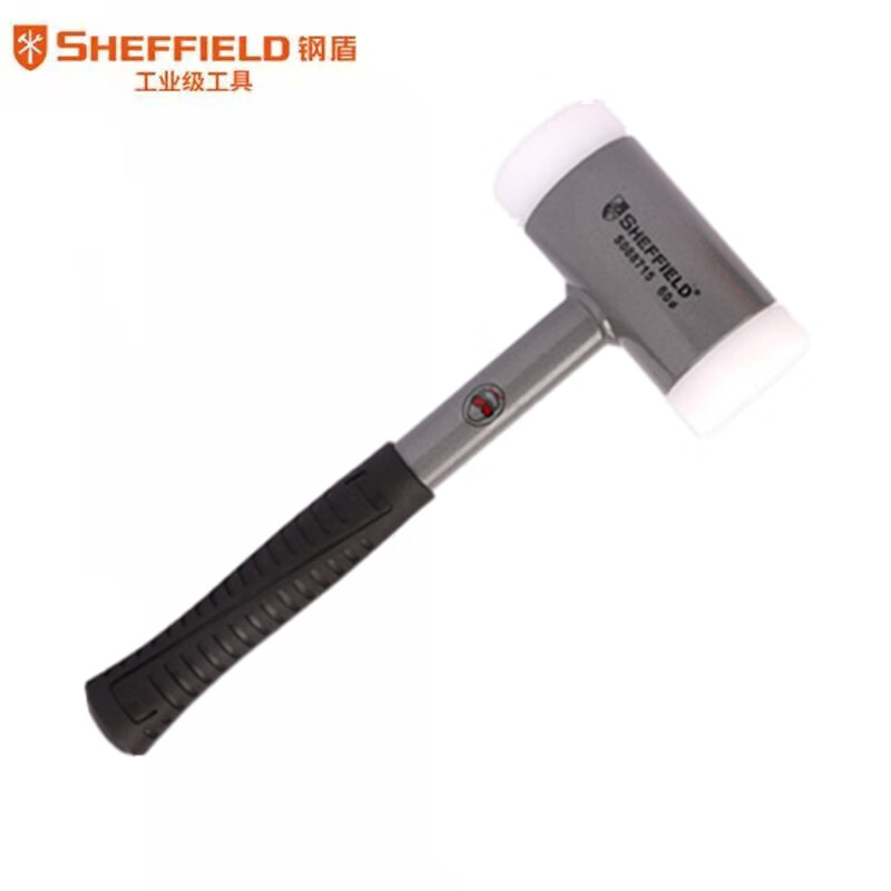 钢盾 SHEFFIELD S088715 重型防震橡胶锤60mm 强力安装锤 弹力防震锤