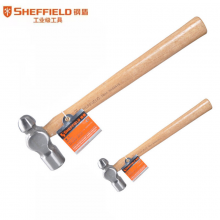 钢盾 SHEFFIELD S088440胡桃木柄圆头棰40oz 五金锤子乃头锤维修铁榔头 木柄圆头棰