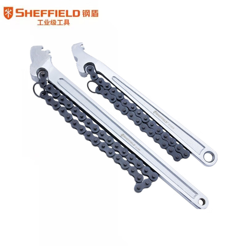 钢盾 (SHEFFIELD) S112010 链条扳手12寸 链条钳水管套筒钳 机油格扳手滤清器扳