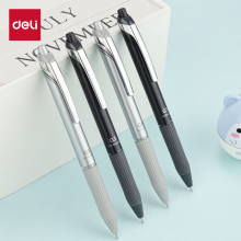 得力(deli) S88 书写用笔类用具 速干按动中性笔 0.5mmST头加强型针管 12支/盒黑色