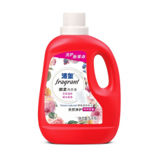 清玺 家用无磷无荧光剂持久留香低泡婴儿酵素洗衣液 清洁剂 5kg 4瓶