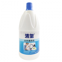 清玺 漂白剂 去黄增白白色衣物去污含氯除菌加香清新衣物还原剂 1.38L白衣漂渍液*1
