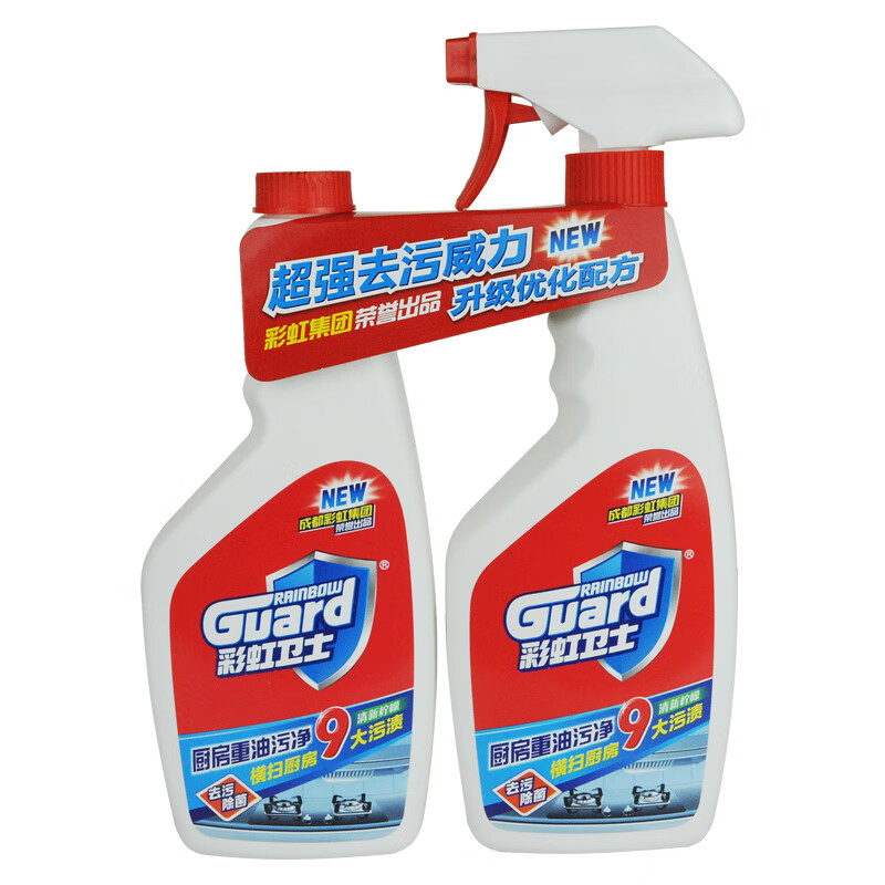 彩虹卫士厨房重油净R6703/瓶 双瓶装1000g