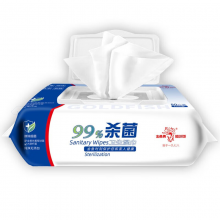 金鱼牌 GOLD FISH加厚消毒湿巾大包清洁杀菌手口卫生家用湿纸巾杀菌湿巾80片*12包