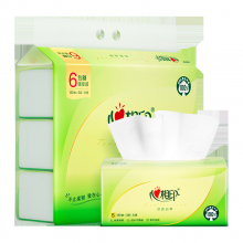 心相印抽纸【肖战同款】茶语丝享系列3层130抽*6包纸巾 （新旧交替）