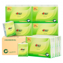 心相印手帕纸 茶语丝享 超迷你4层6片24包*6条 纸巾便携 湿水不破 箱装