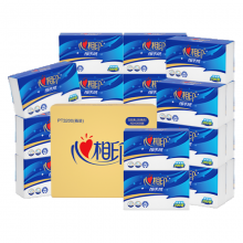心相印商用单层擦手纸 200抽*20包 抽纸吸水纸 100%原生木浆 整箱PT3200