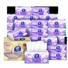 维达（Vinda）抽纸 棉韧3层100抽*36包S码 亲肤无刺激 纸巾 整箱