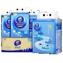 维达（Vinda）抽纸 超韧Plus挂抽3层200抽*4提L码 悬挂式大尺寸纸巾 纸抽 整箱