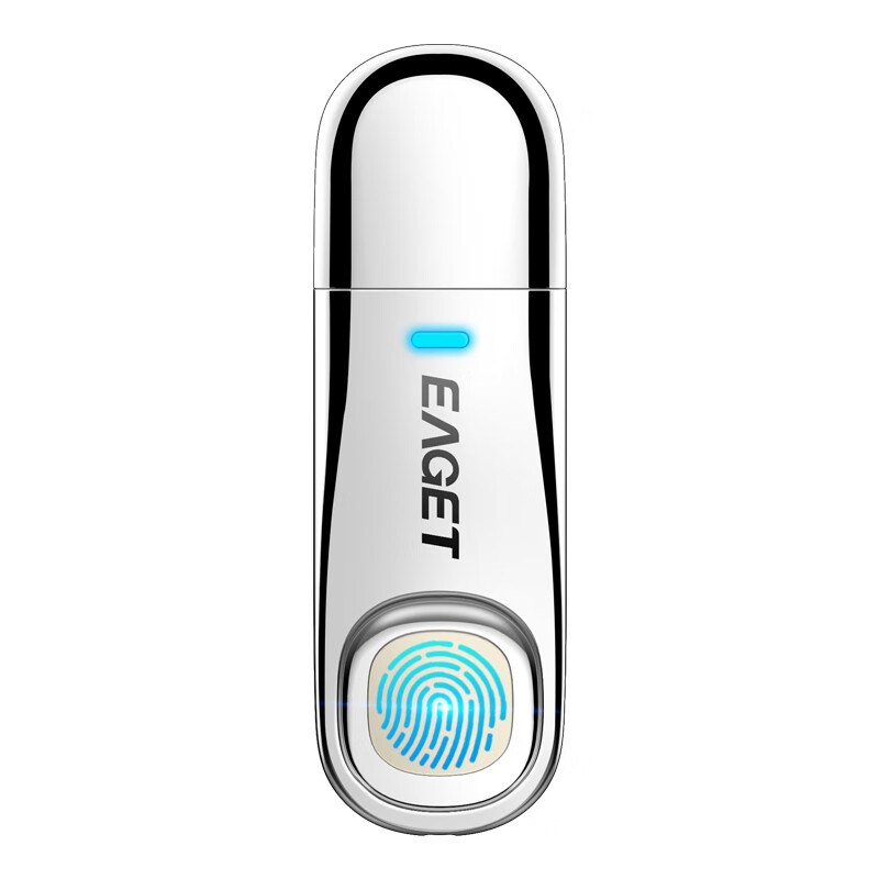 忆捷 FU60 USB3.0  指纹加密U盘 防泄密 隐私安全保护 商务办公优盘全盘加密32GB