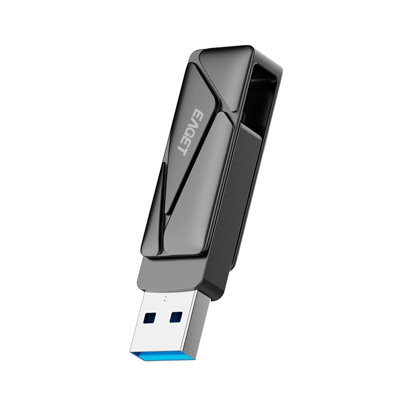 忆捷 HS66极速固态U盘USB3.2 Type-C双接口 读速500MB/S手机固态优盘256GB